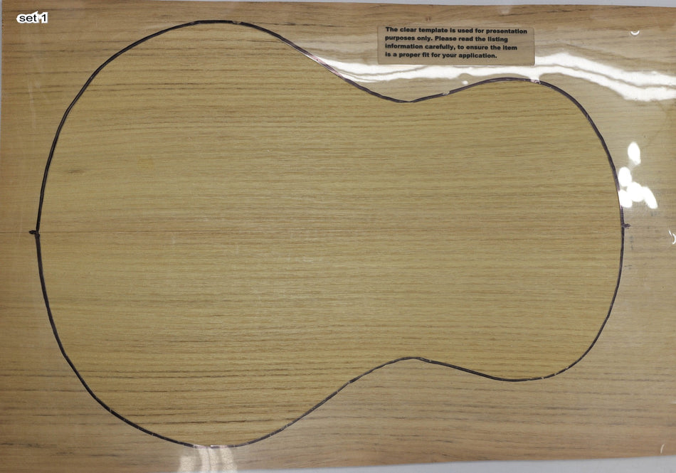 Back & Side set Robinia + Top, Baritone Ukulele - Stock# 5-6662