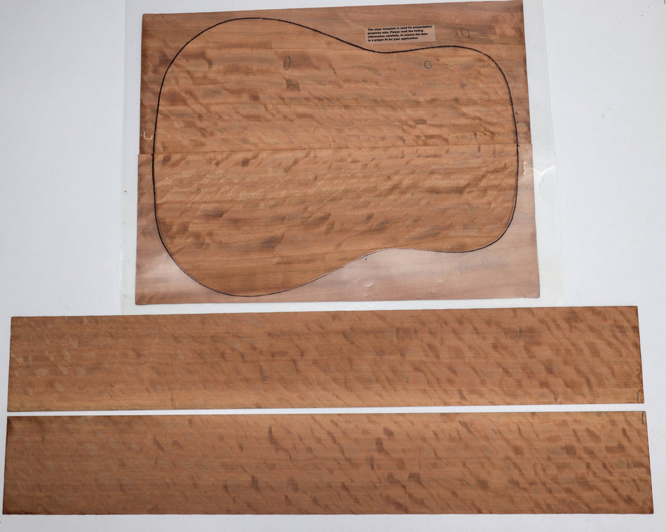 Eucalyptus Dreadnought back & side set (HIGH FIGURE, 2nd) - Stock# 5-7832