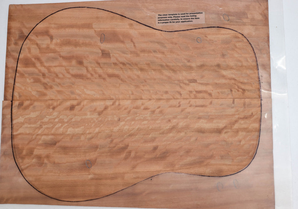 Eucalyptus Dreadnought back & side set (HIGH FIGURE, 2nd) - Stock# 5-7832