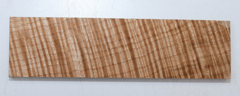 Maple Flame Bridge blank 0.55" x 2.15" x 8.1" (PREMIUM FIGURE) - Stock# 5-9826