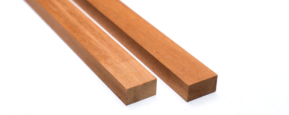 Spanish Cedar Kefing / Lining Strips, 0.5" x 0.9" x 35" each (2pc set) - Stock# 6-3360