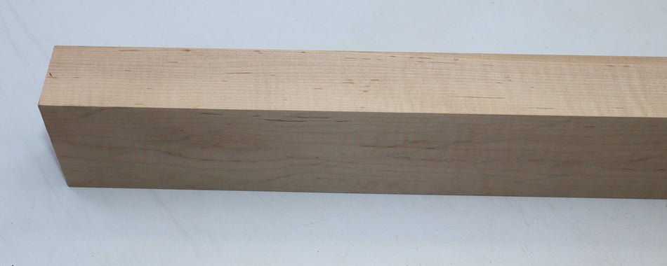 Red Maple Flame Neck Blank 2.25" x 4" x 35.7" - Stock# 6-1442