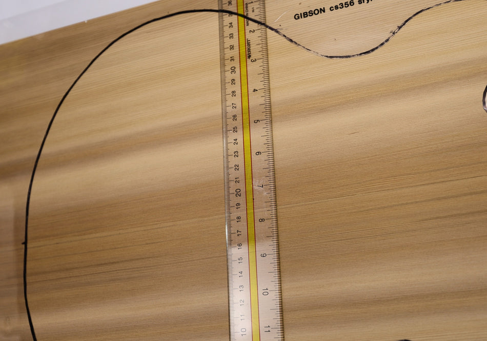 Red Cedar Small Archtop Body Blank set, 1.68" thick - Stock# 6-1589