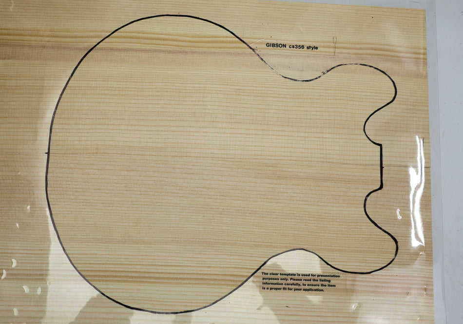 Engelmann Spruce Small Archtop Body blank, unglued 2pc, 1.91" thick - Stock# 6-2552