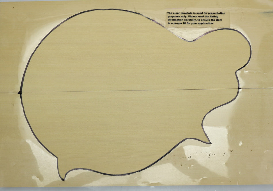 Alaskan Yellow Cedar BassWing / Mandolin / Violin set, 0.9" thick (HIGH GRADE 4★) - Stock# 6-2676