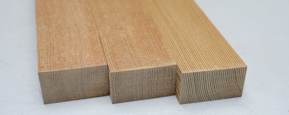 Douglas-Fir Bracewood, 3 blocks 1" x 1.75" x 22.5" - Stock# 6-2867