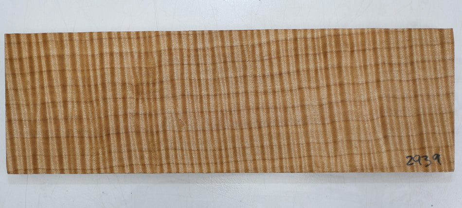 Maple Flame Bridge blank 0.65" x 3" x 9.75" (PREMIUM FIGURE) - Stock# 6-2939