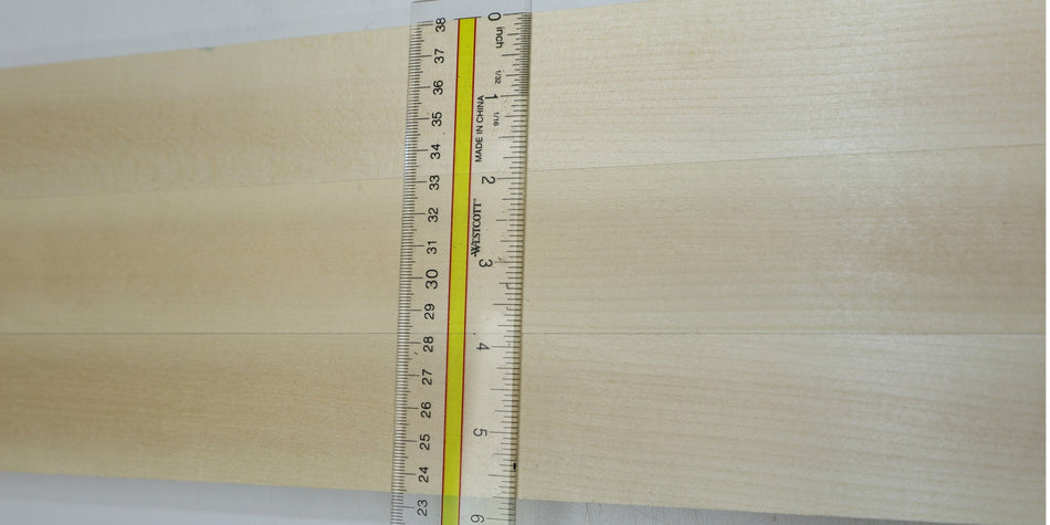Basswood Bracewood, 3 blocks 1" x 1.8" x 21" - Stock# 6-3253
