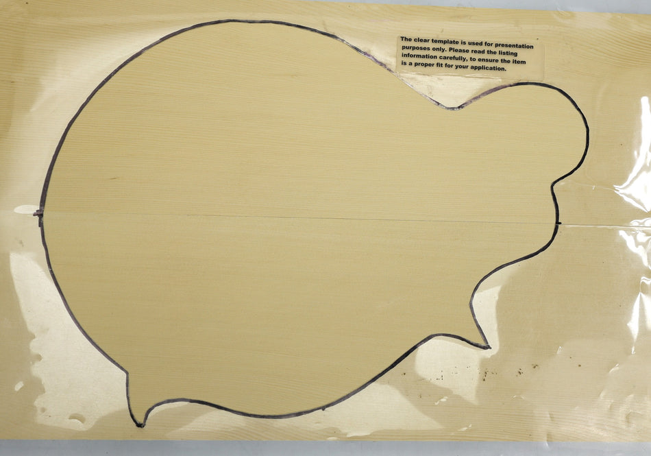 Alaskan Yellow Cedar BassWing / Mandolin set, 1.94" thick - Stock# 6-3274