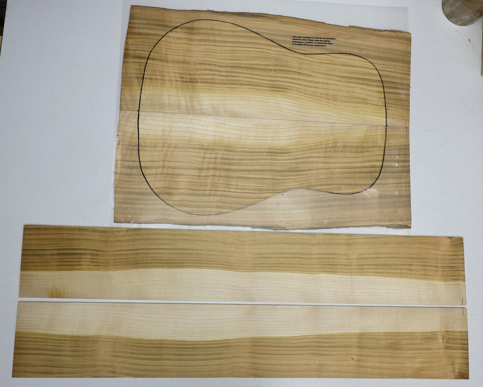 Back & Side set Cherry, Dreadnought - Stock# 6-3445