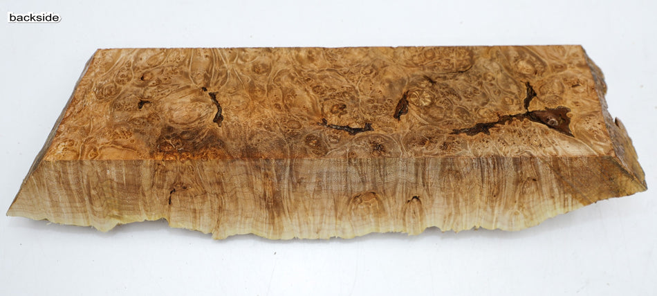 Maple Burl Cap 19" x 4.5" x 3.5" (HIGH FIGURE) - Stock# 6-3512