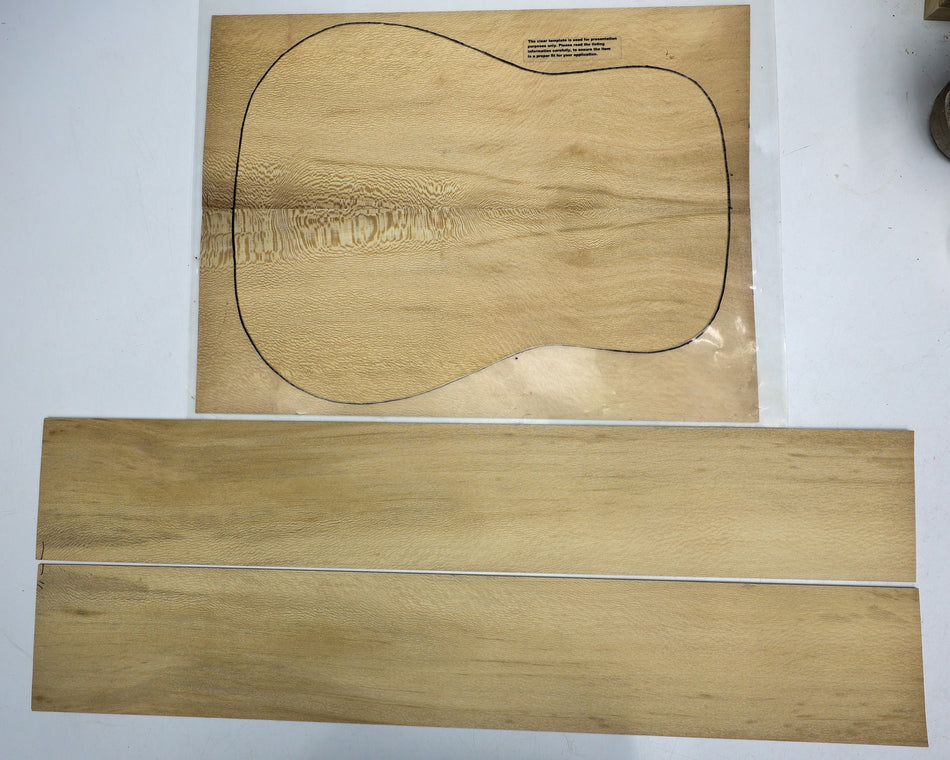 Back & Side set London Plane, Dreadnought (HIGH FIGURE) - Stock# 6-3561