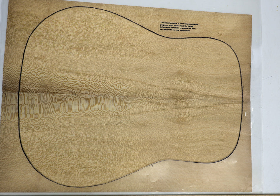Back & Side set London Plane, Dreadnought (HIGH FIGURE) - Stock# 6-3561