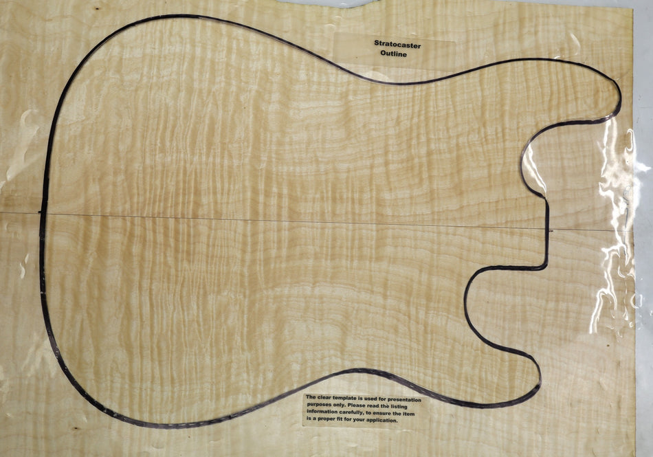 Maple Flame Guitar set, 0.26" thick (+GREAT FIGURE +3★) - Stock# 6-4130