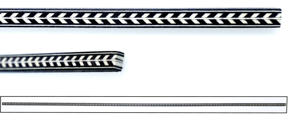 Back Center Strip Guitar Inlay #311H Herringbone