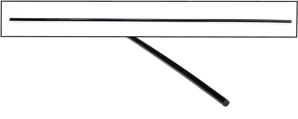 Side Dot material, Black ABS Plastic (2mm x 200mm)