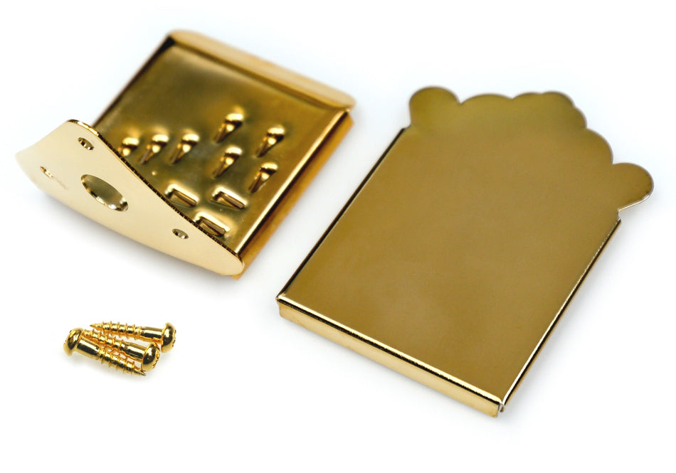 Mandolin Tailpiece Traditional Golden Gate (Gold)