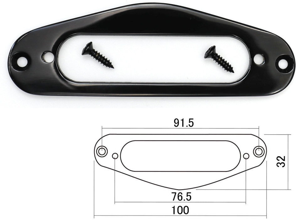 Mounting Ring for Single Coil Strat Pickup (choose finish)