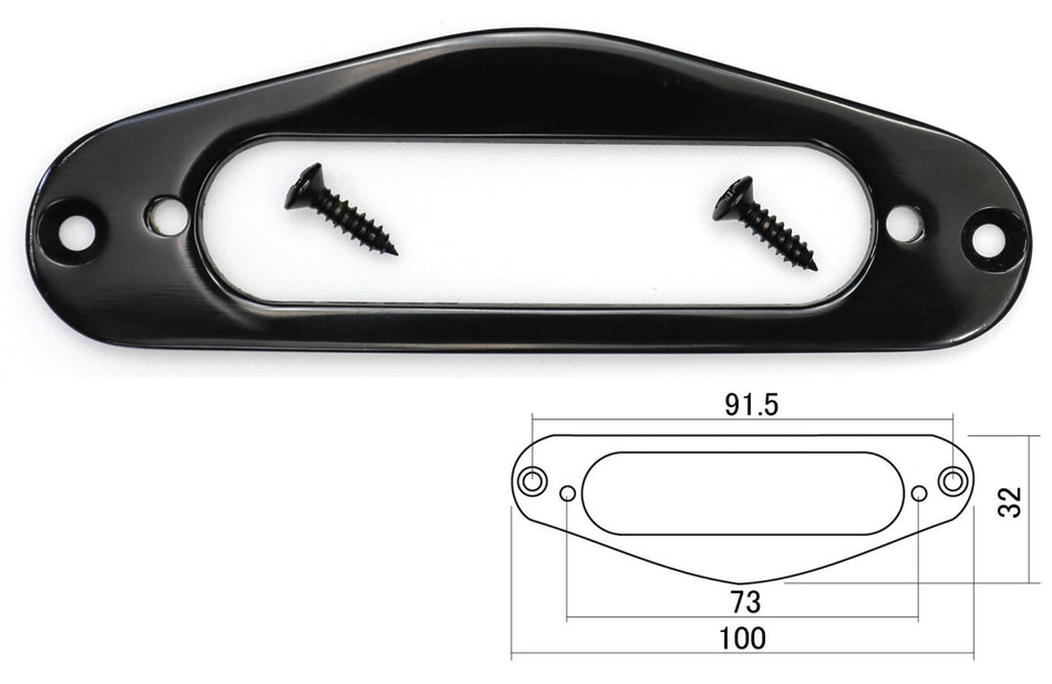 Mounting Ring for Single Coil Tele Pickup (choose finish)