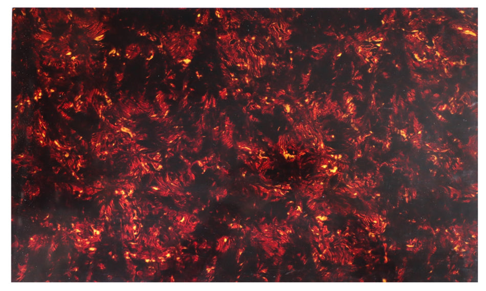 Pickguard Sheet for Electric Guitars & Basses - Black Tortoise 4-ply (450x290x2.4mm)