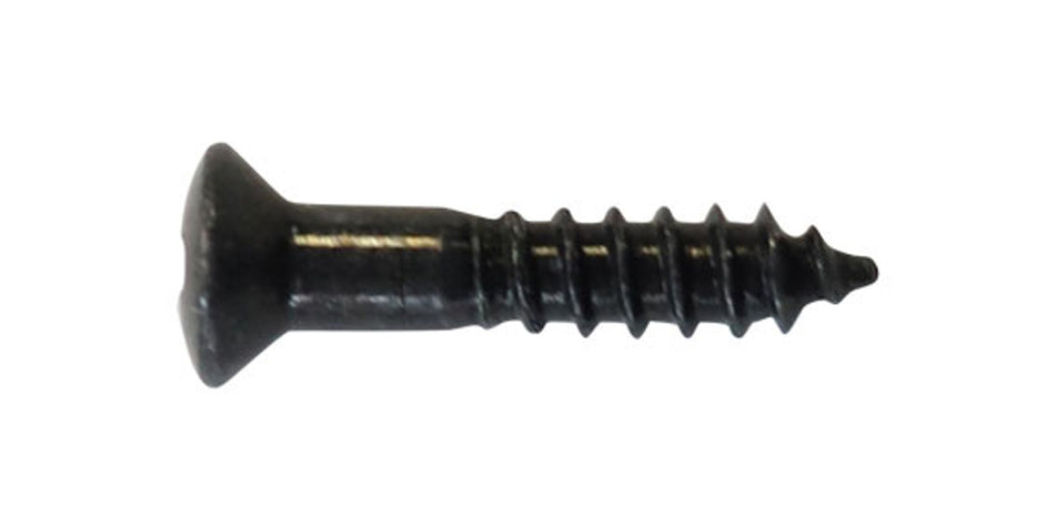 Mounting Ring Screws (10 pack) Oval Head 2.4x12mm (choose finish)