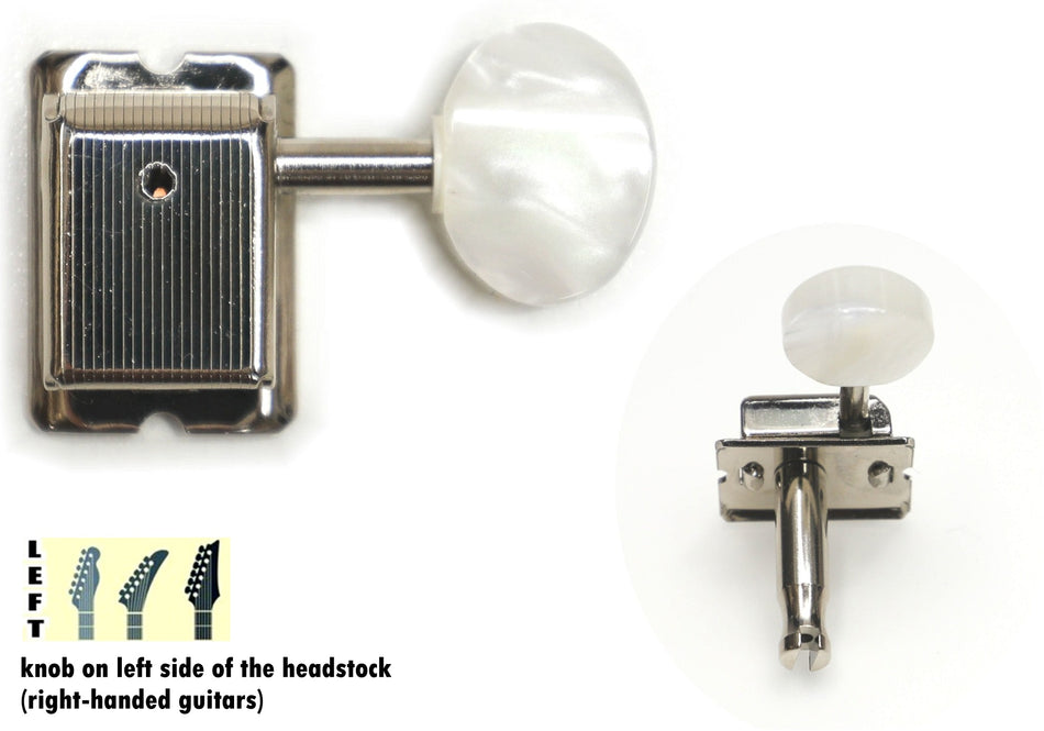 Gotoh SD91(N)P5W Tuners with Standard Post, 6-Left (Nickel)