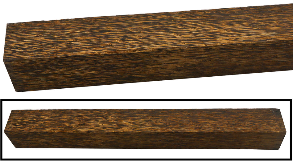 Black Palm spindle 2" x 2" x 18"