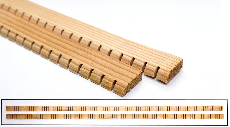 Reverse Kerfed Guitar Lining, Spruce, 2 pieces 30" long