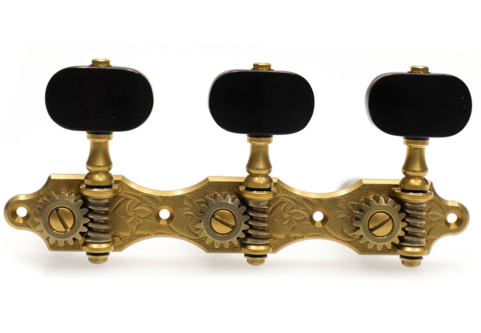 Gotoh 35AR510QC(G)EN Tuners with 10mm Aluminium Rollers for Acoustic Guitars (Gold)