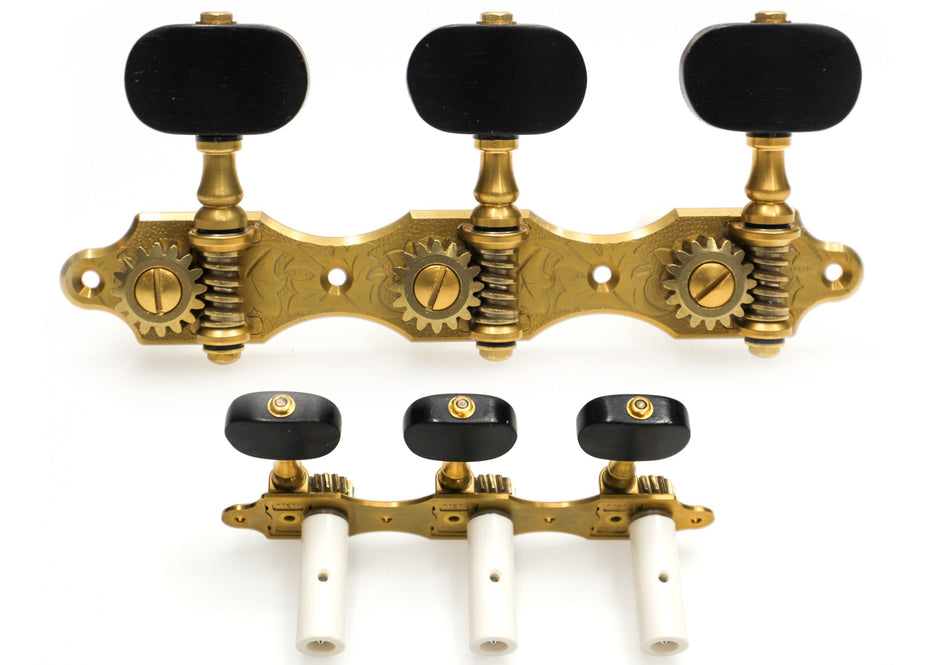 Gotoh 35G510QC(G)EN Tuners with 10mm Plastic Rollers for Acoustic Guitars (Gold)