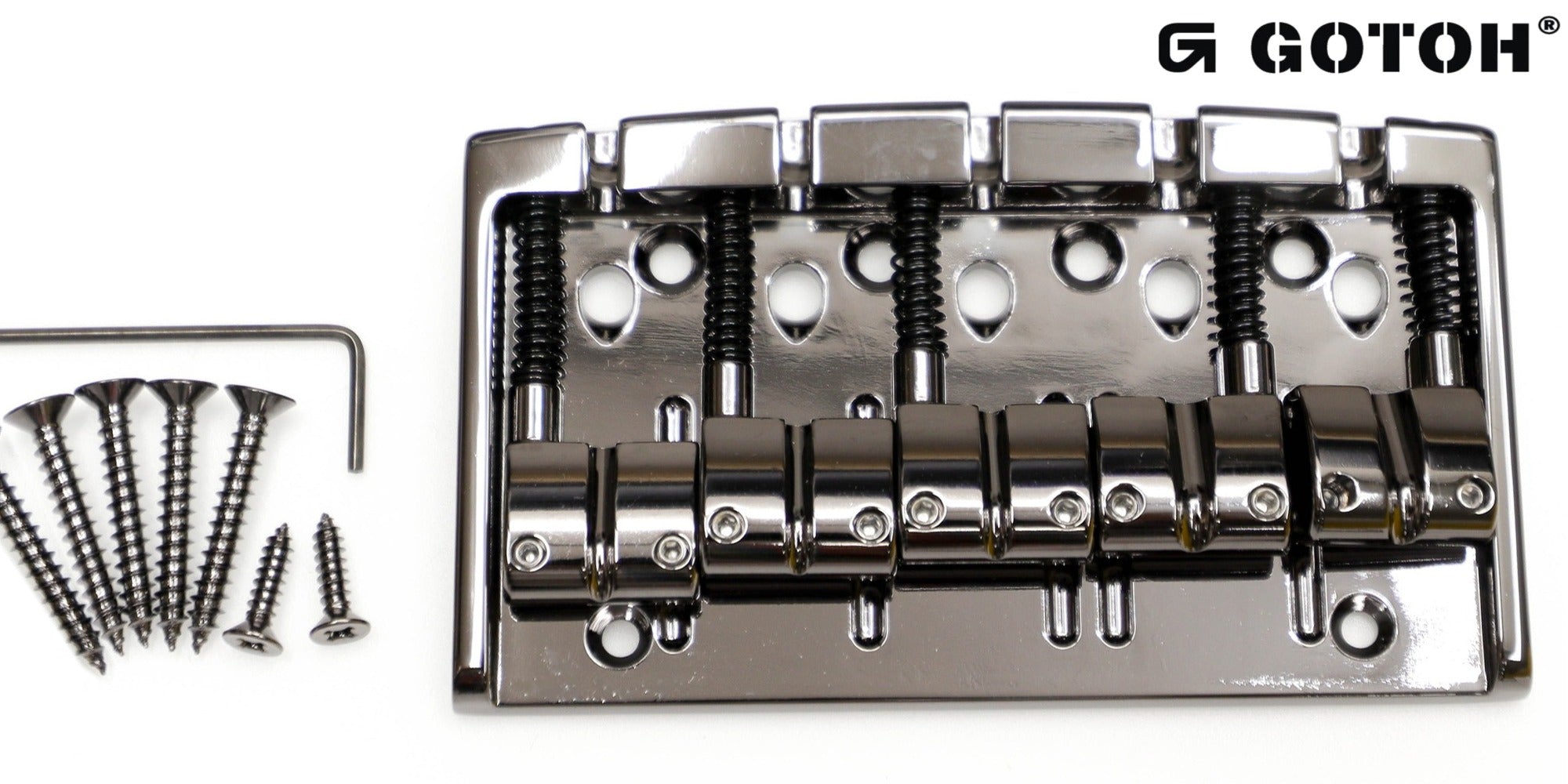 4 String Gotoh Multi-Tonal Series Bass Bridge – 5 Strings