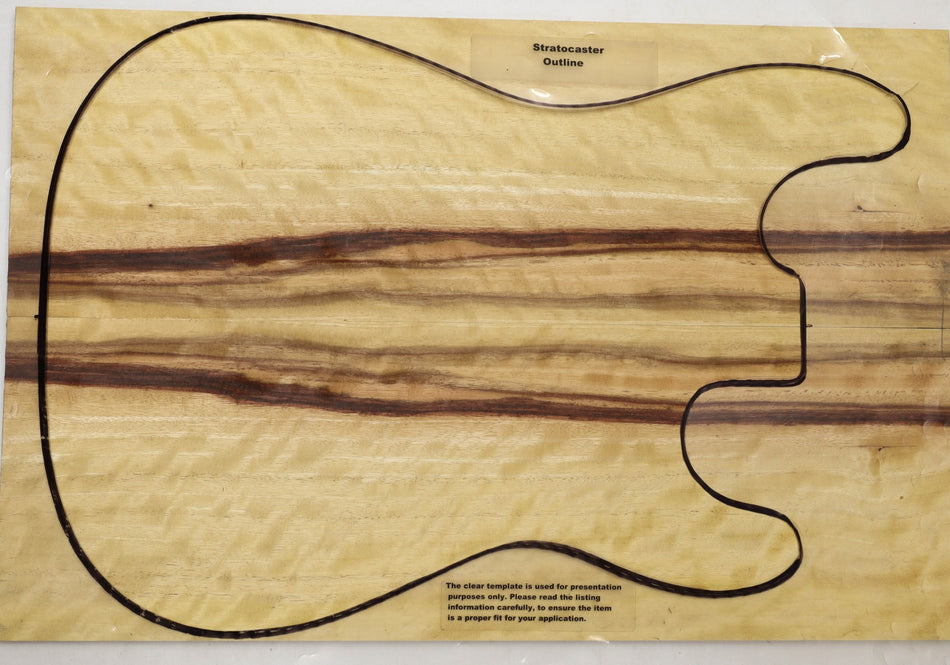 Tamarind Guitar set, 0.31" thick (Figured) - Stock# 5-5444