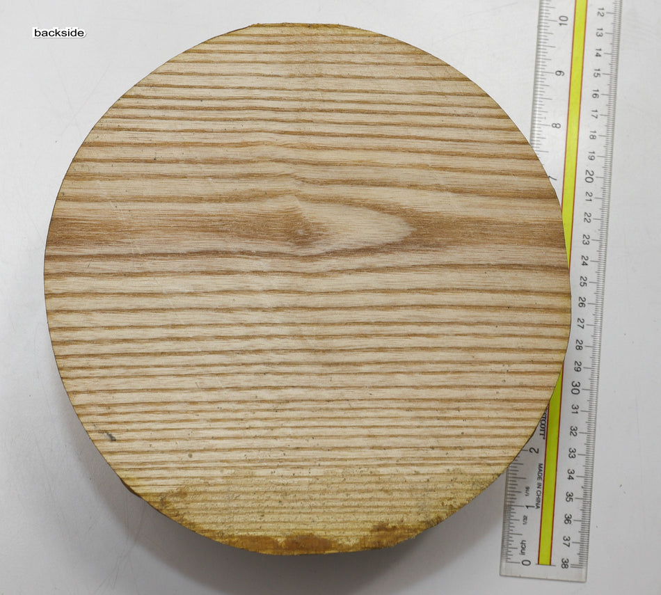 White Ash Round 8" diameter x 3.75" - Stock# 5-5521