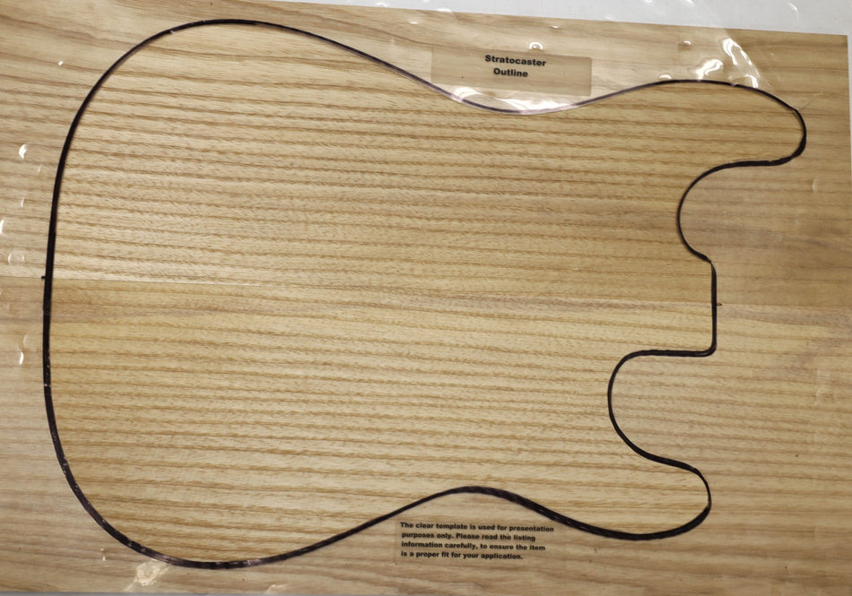 White Ash Guitar set, 0.54" thick - Stock# 5-5744