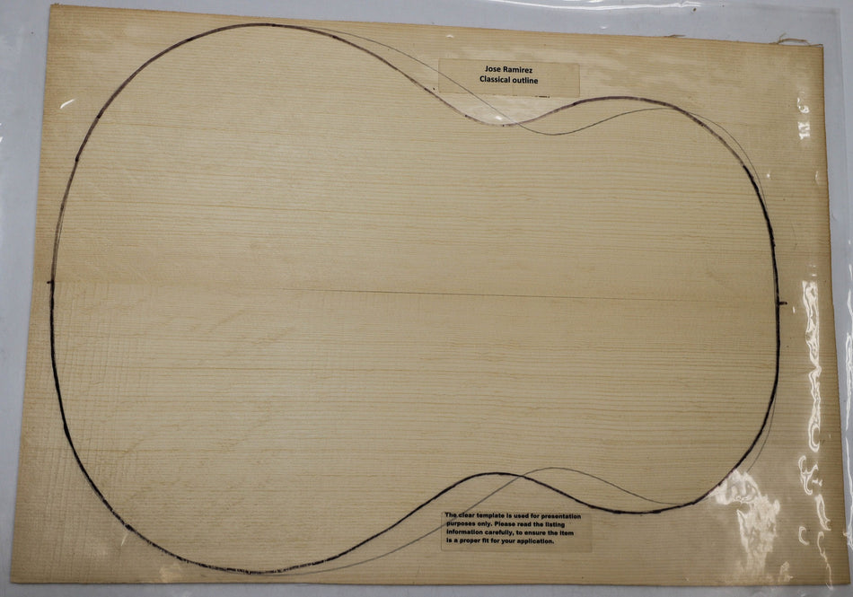Engelmann Spruce Classical Guitar Set, 0.15" thick (Bearclaw 2★) - Stock# 5-6942