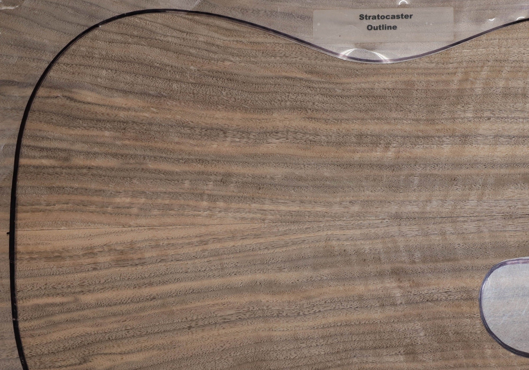 Walnut drop top guitar set of two pieces, highly figured. EdCo Fine