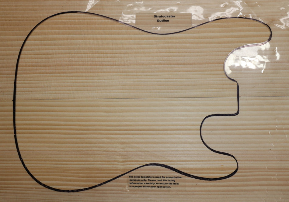 Sitka Spruce body blank, unglued 2pc, 1.83" thick (+STANDARD, Light +3★) - Stock# 5-7290