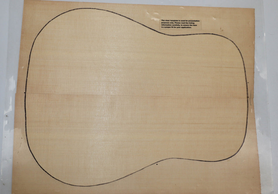 Sitka Spruce Dreadnought Guitar Set, 0.15" thick (+STANDARD +3★) - Stock# 6-5443