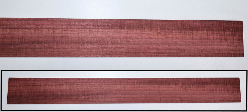 Purpleheart Bass Guitar Fingerboard, 35" long, unslotted (HIGH GRADE) - Stock# 6-1296