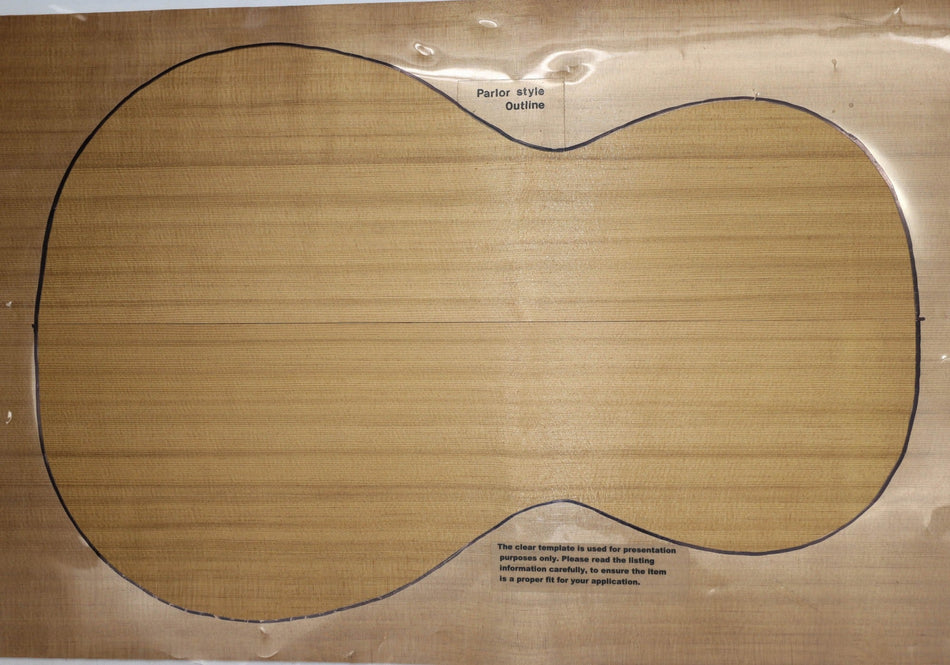 Torrefied Sitka Spruce Parlor Guitar set, 0.15" thick (Standard 3★) - Stock# 5-9158
