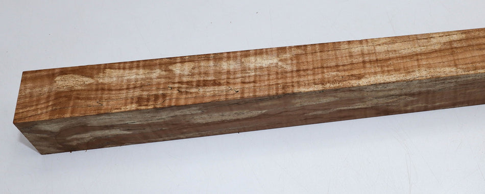 Spalted Flame Spindle 1.9" x 20.7" (GREAT FIGURE) - Stock# 5-8469