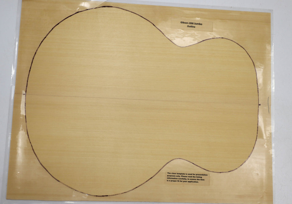 Yellow Cypress Jumbo Guitar Set, 0.15" thick (+HIGH GRADE +4★) - Stock# 5-8697