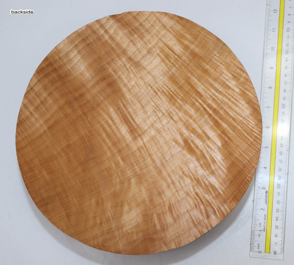 Maple Quilt Round 11" diameter x 2" (HIGH FIGURE) - Stock# 5-8856