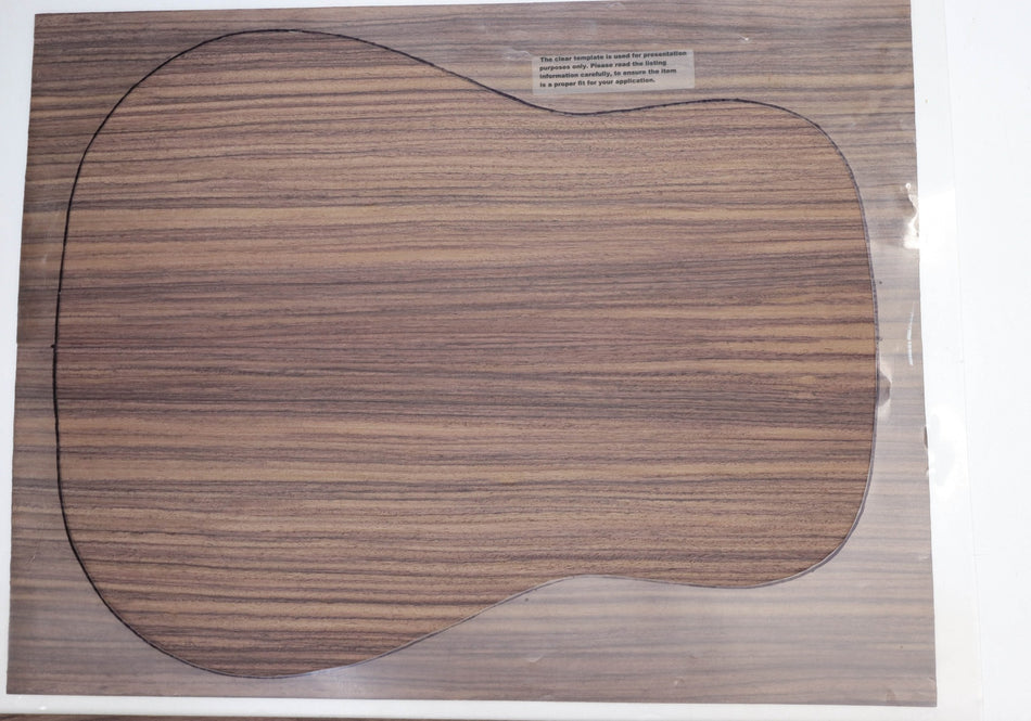 Back & Side set Indian Rosewood, Dreadnought (PREMIUM 5★) - Stock# 5-8946