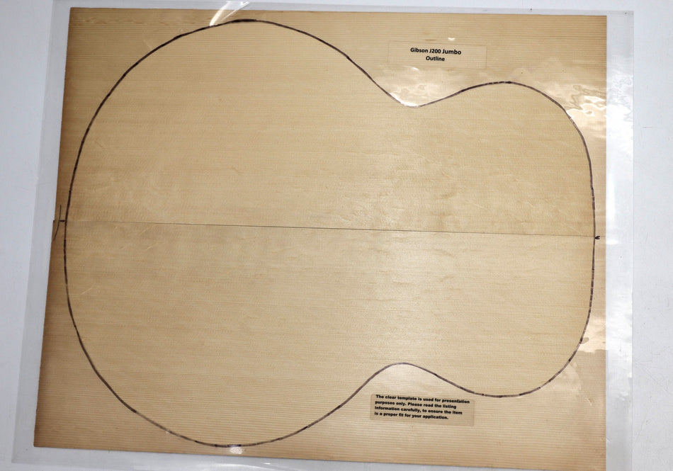 Engelmann Spruce Jumbo Guitar Set, 0.15" thick (+STANDARD +3★) - Stock# 5-9029