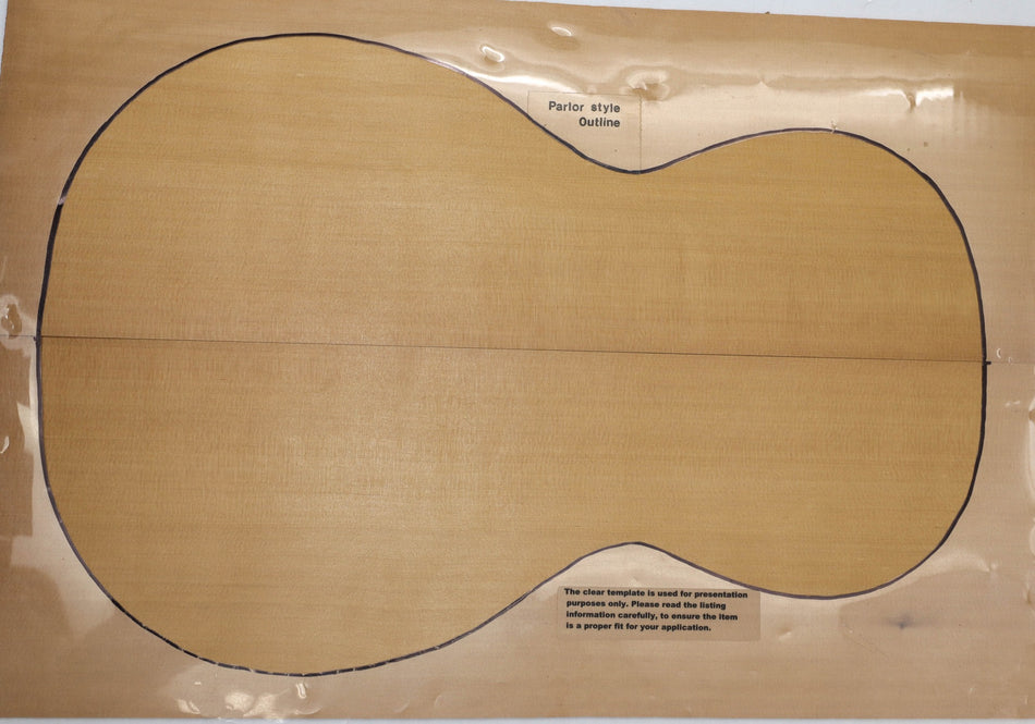 Torrefied Yellow Cypress Parlor Guitar Set, 0.15" thick (+HIGH GRADE +4★) - Stock# 5-9059