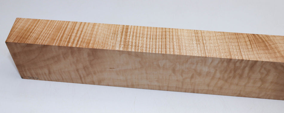 Maple Flame Neck Blank 2.5" x 4" x 25.4" (HIGH FIGURE, 2nd) - Stock# 5-9188