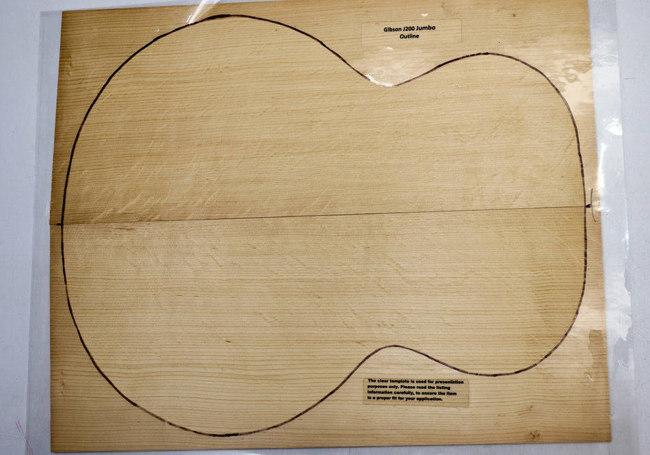 Engelmann Spruce Jumbo Guitar Set, 0.15" thick (BEARCLAW +3★) - Stock# 5-9278