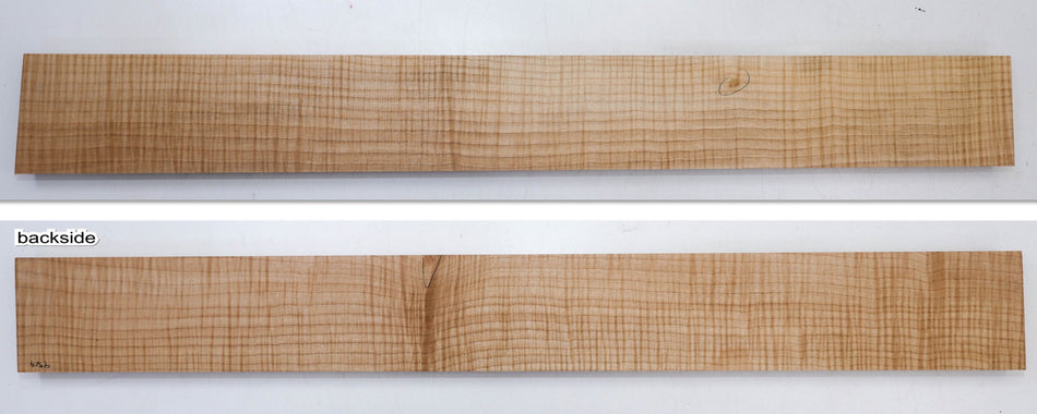 Maple Flame Neck Blank 1.25" x 4" x 35" (HIGH FIGURE, 2nd) - Stock# 5-9314