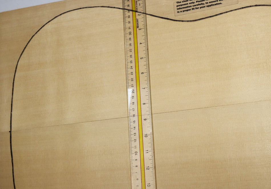 Yellow Cypress Dreadnought Guitar Set, 0.15" thick (HIGH GRADE 4★) - Stock# 5-9331
